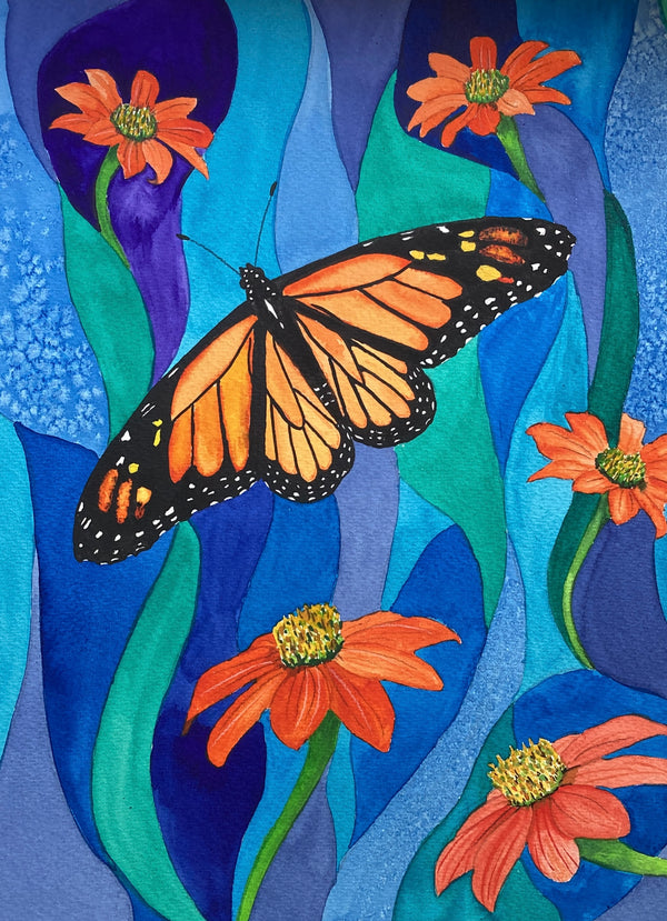 Painting by Irene Hirons