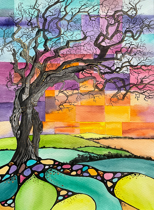 Painting by Irene Hirons