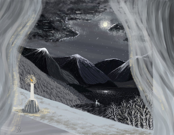 Painting by J. Pattillo
