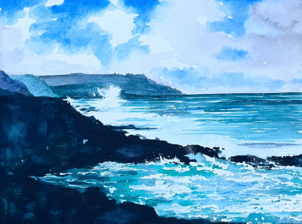 Painting by Jane Le Coyte