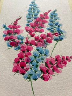 My best effort so far, after about a year of painting, by Janet Woods