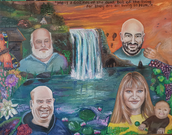 Painting by Jayne Moore