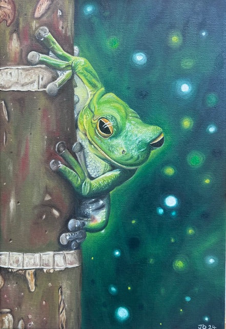 Painting by Jodie Oakeshott