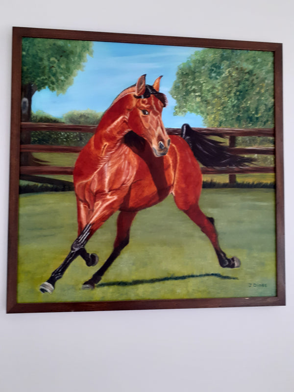 Painting by Julie Dines