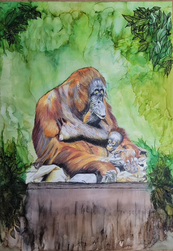 Painting by Karen Markham