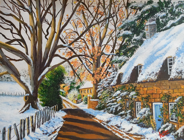 Painting by Kit Domino