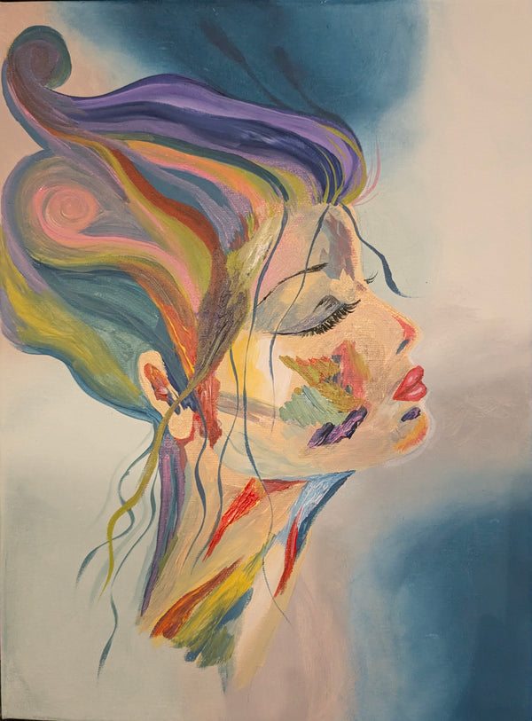 Painting by Lesley Edwards