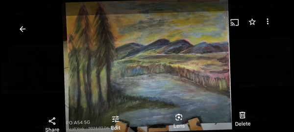 Painting by Lesley Scott