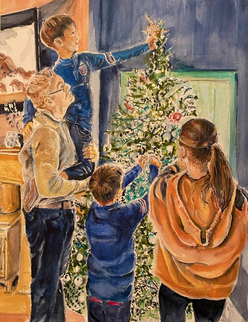 Painting by Linda Blackwell