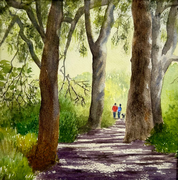 Painting by Lindy Hyam
