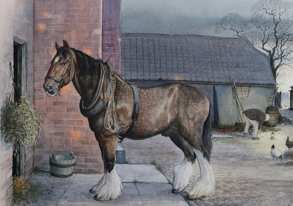 Painting by Louise Dickinson