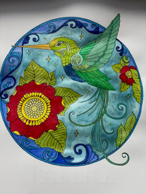 Painting by Lucy Elliott