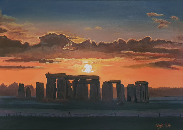 Painting by Martin Bardram
