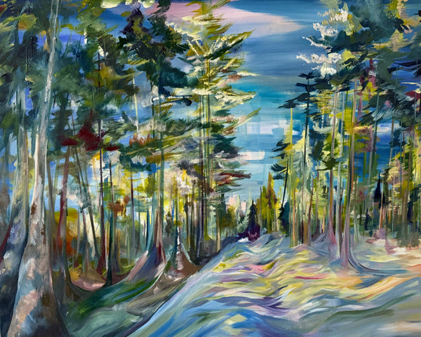 Painting by Matilda Hulbert