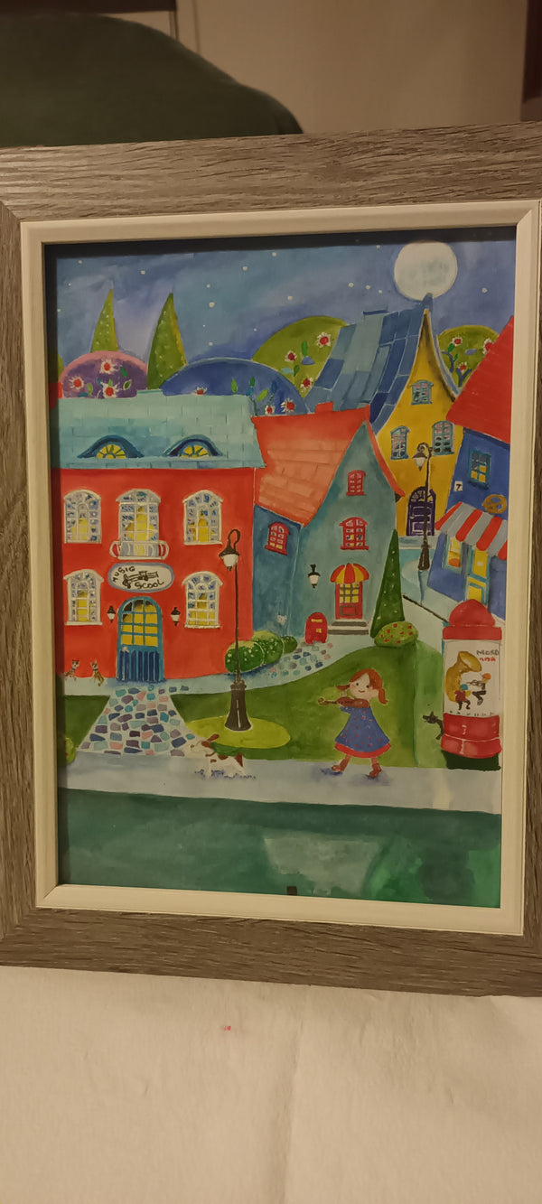 Painting by Michelle Hughes