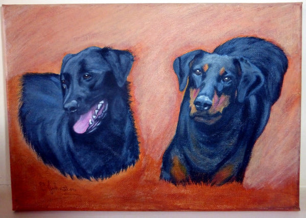 Painting by Phyllis Johnston