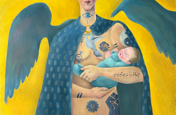 Painting by Roya Khalli
