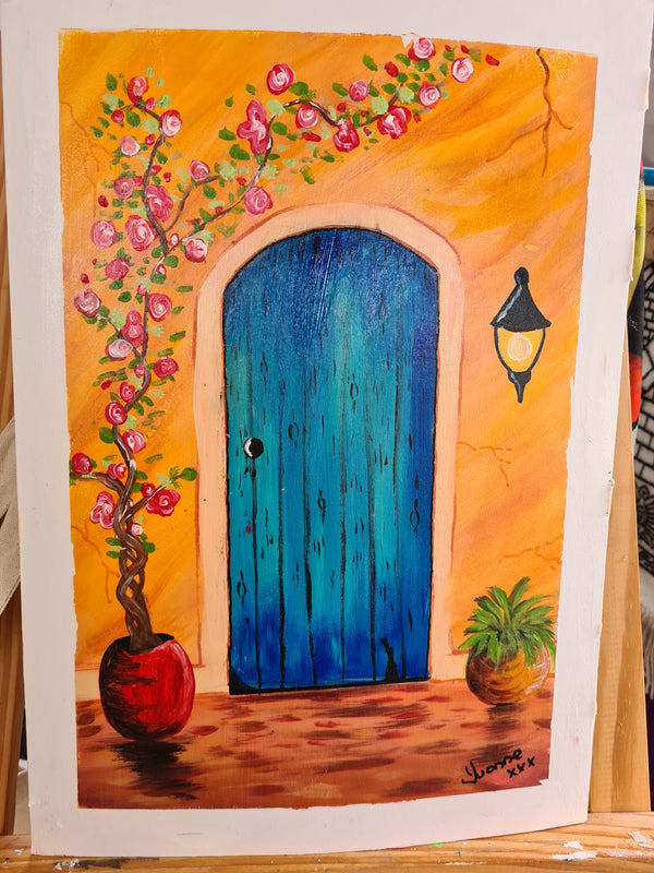 Painting by Yvonne Mittins