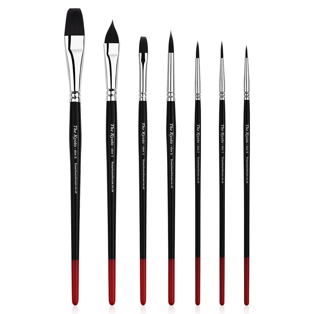 New The Kyoto Artist Brush Set of 7