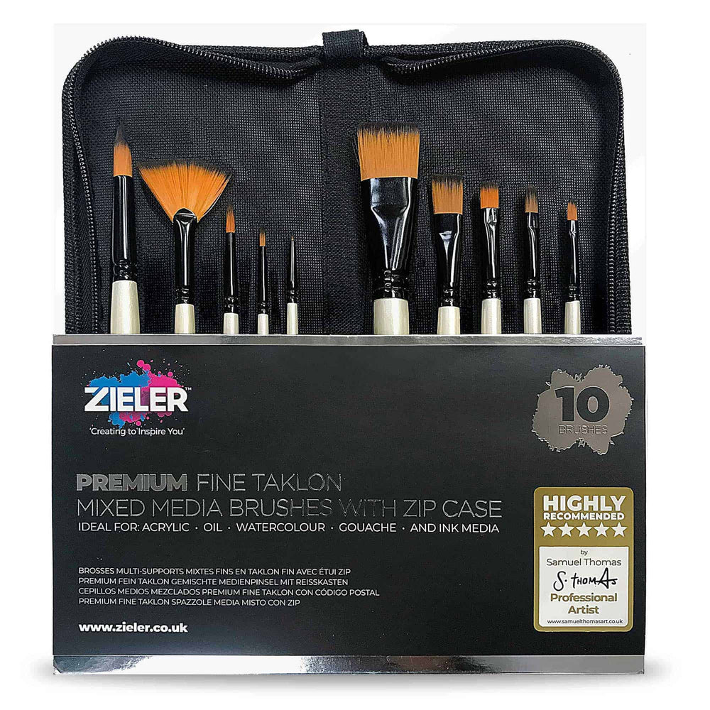 Zieler 37-Piece Acrylic Paint Set with A3 Art Bag, view 4