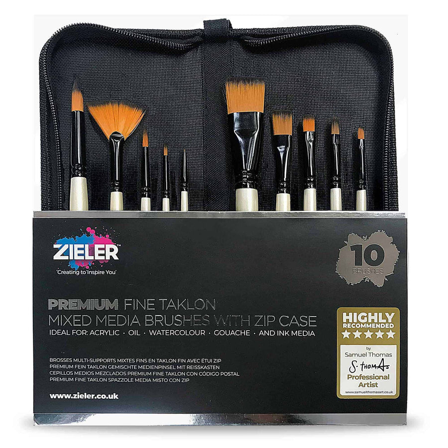 37-Piece Acrylic Paint Set Bundle with Clear A3 Art Bag