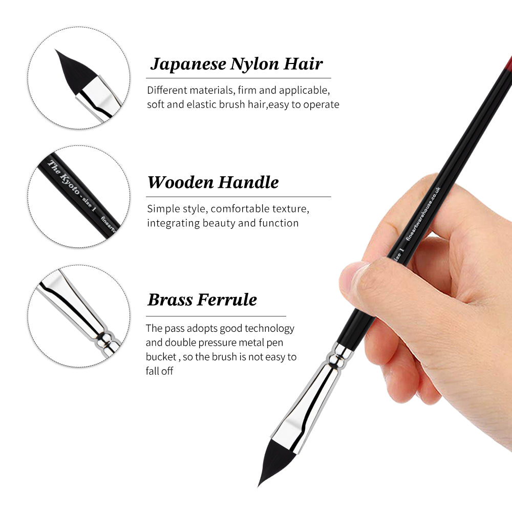 New The Kyoto Artist Brush Set of 7