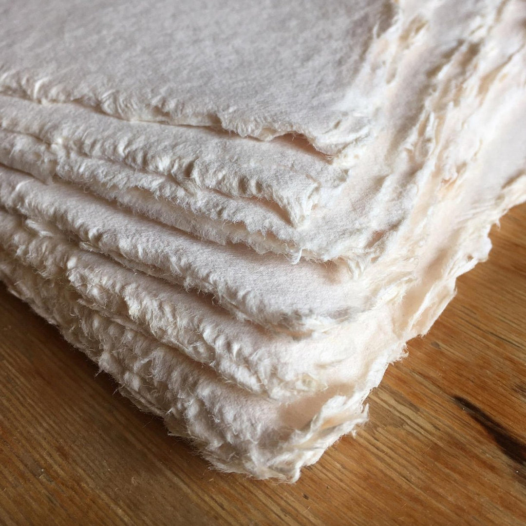 A2 INDIGO Handmade 100% Cotton-Rag Paper Packs - 250gsm Mid Texture - 20 SHEETS (approx) - The Fine Art Warehouse
