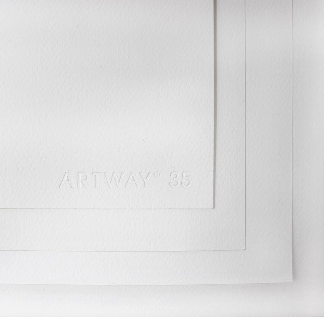 A3 - Artway ‘35’ Watercolour Paper - Cold Pressed - 300gsm - A3 Packs of 60 sheets (approx) - The Fine Art Warehouse