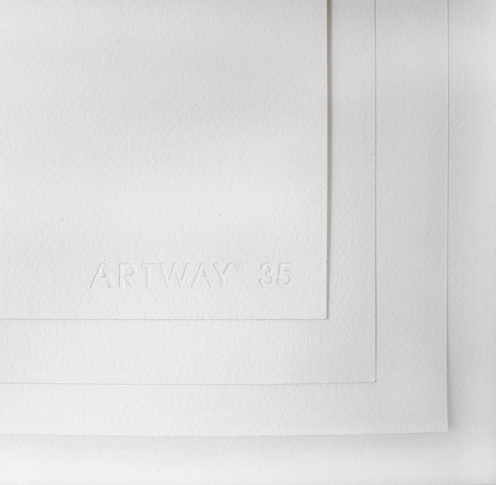 A3 - Artway ‘35’ Watercolour Paper - Cold Pressed - 300gsm - A3 Packs of 60 sheets (approx) - The Fine Art Warehouse