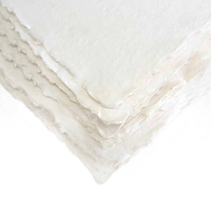 A4 INDIGO Handmade 100% Cotton-Rag Paper Packs - 250gsm Mid Texture - 35 SHEETS (approx) - The Fine Art Warehouse