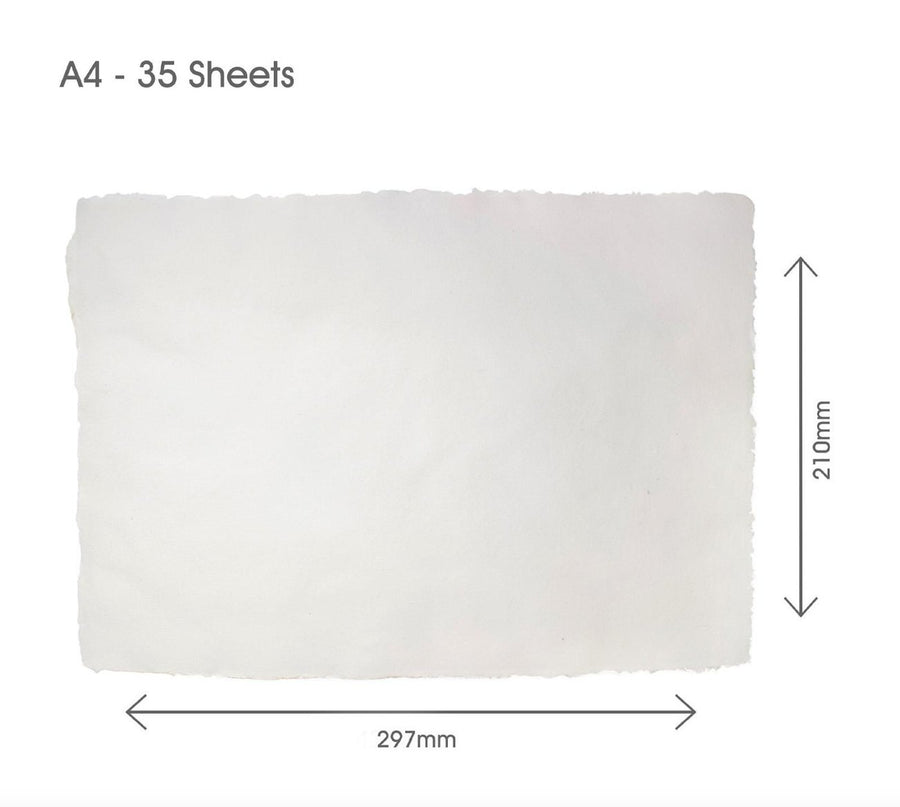 New A4 Handmade 100% Cotton-Rag Paper Packs