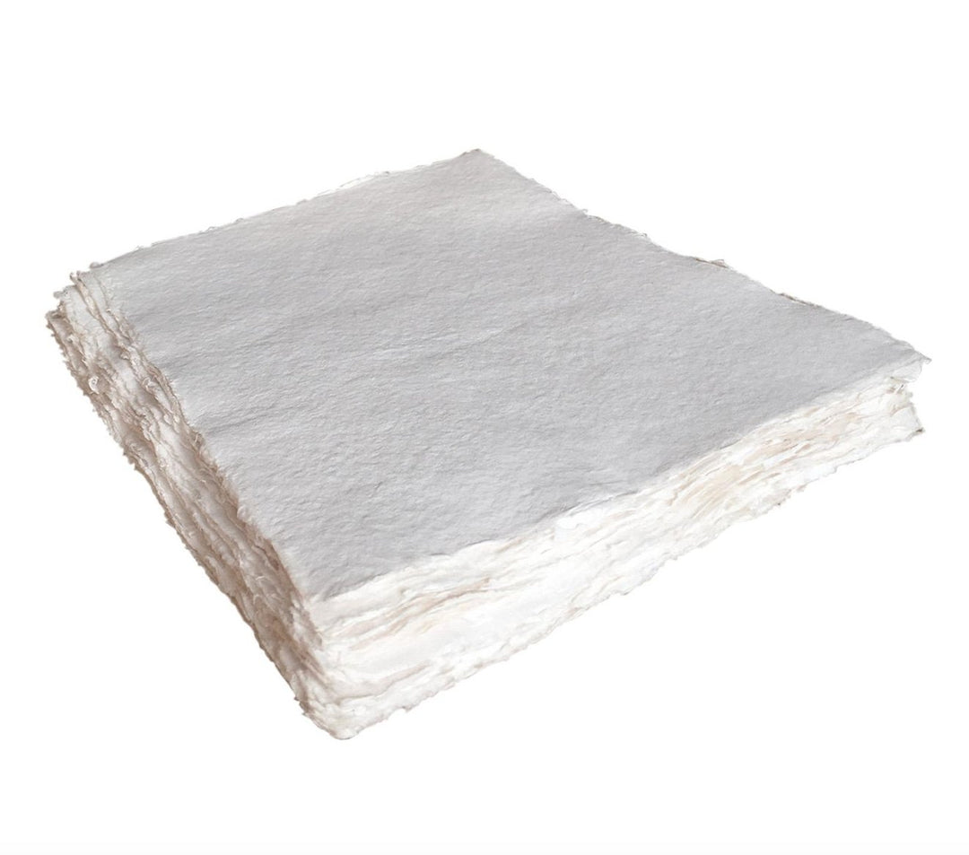 A4 INDIGO Handmade 100% Cotton-Rag Paper Packs - 250gsm Mid Texture - 35 SHEETS (approx) - The Fine Art Warehouse