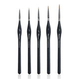 The Finesse - 5 Taklon Fine Detail Brushes