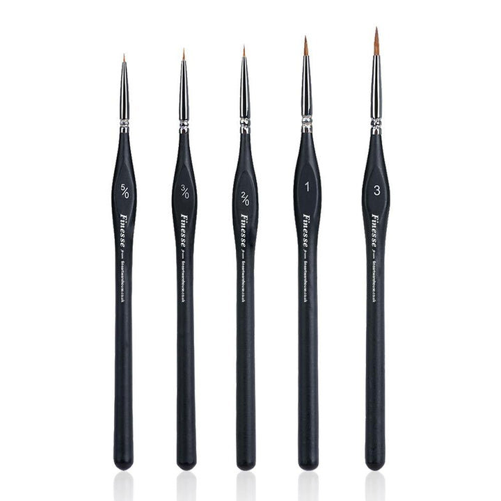 'Finesse' Fine Detail Brush Set of 5 - The Fine Art Warehouse