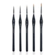 The Finesse - 5 Taklon Fine Detail Brushes