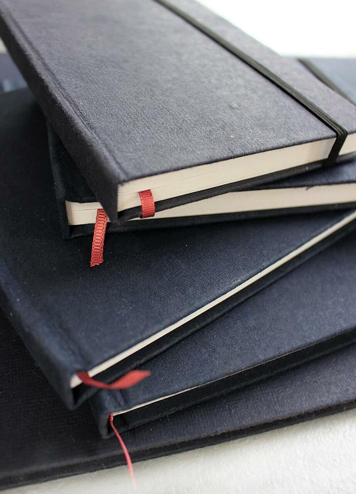 Indigo Casebound Handmade Sketchbooks - 150gsm - The Fine Art Warehouse