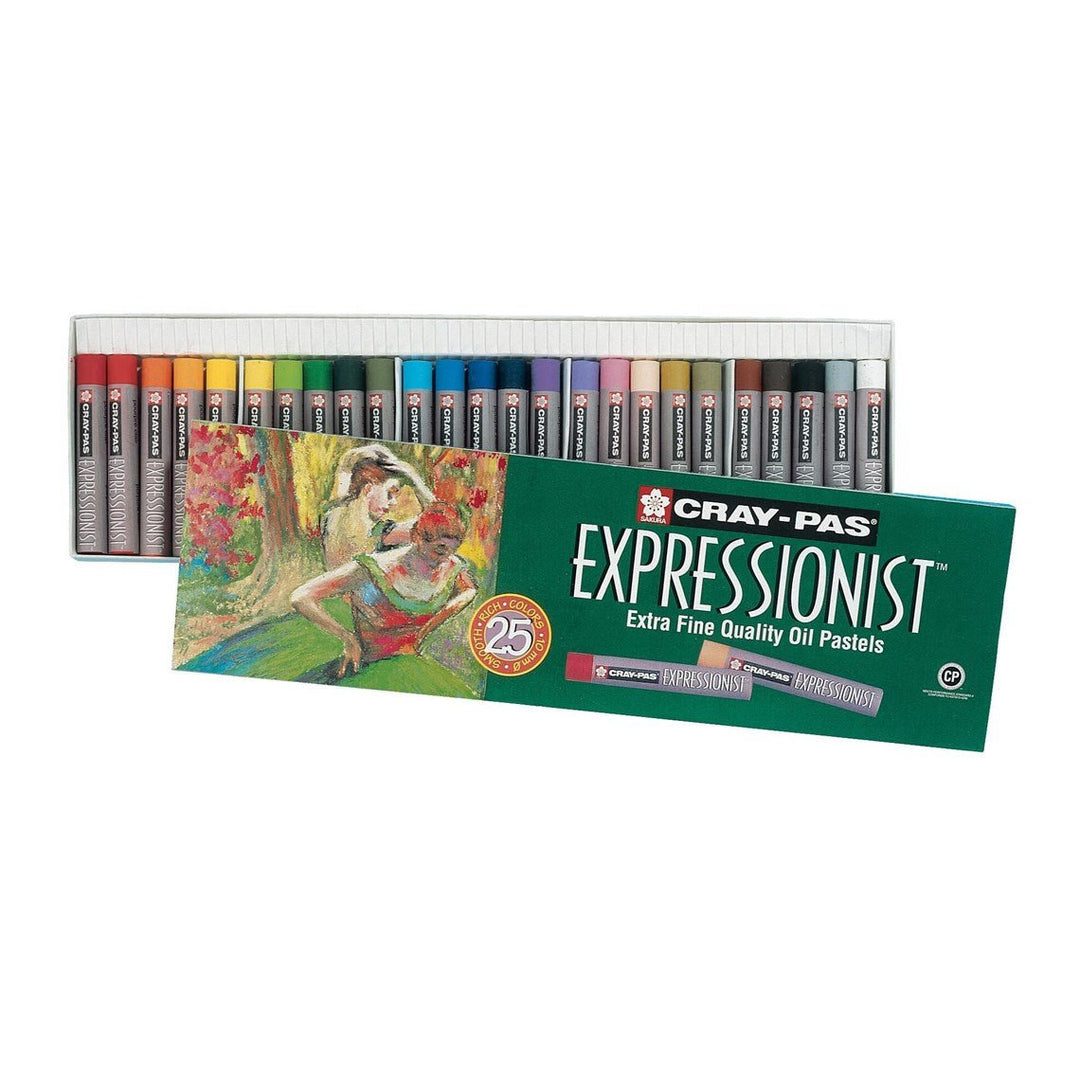 SAKURA Cray-Pas Expressionist oil pastel set | 25 colours - The Fine Art Warehouse