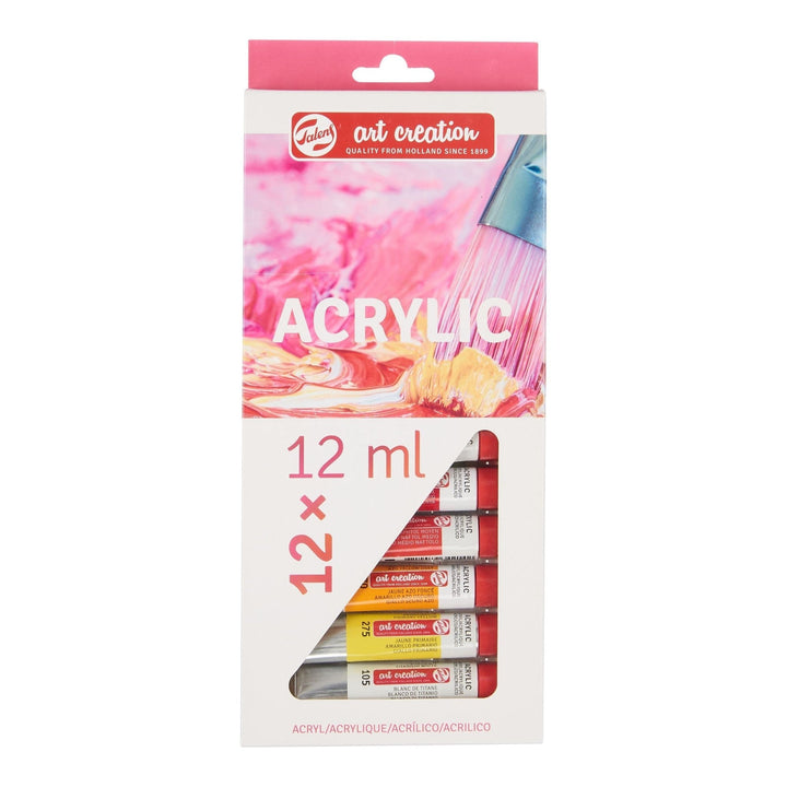 TALENS ART CREATION Acrylic colour set | 12 x 12 ml - The Fine Art Warehouse