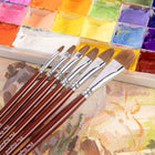 The Oxford - 6 Sable Filbert Brushes