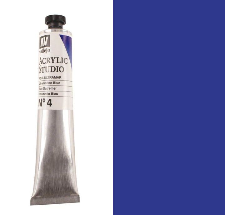 Vallejo Acrylic Studio Paint - 60ml Tubes