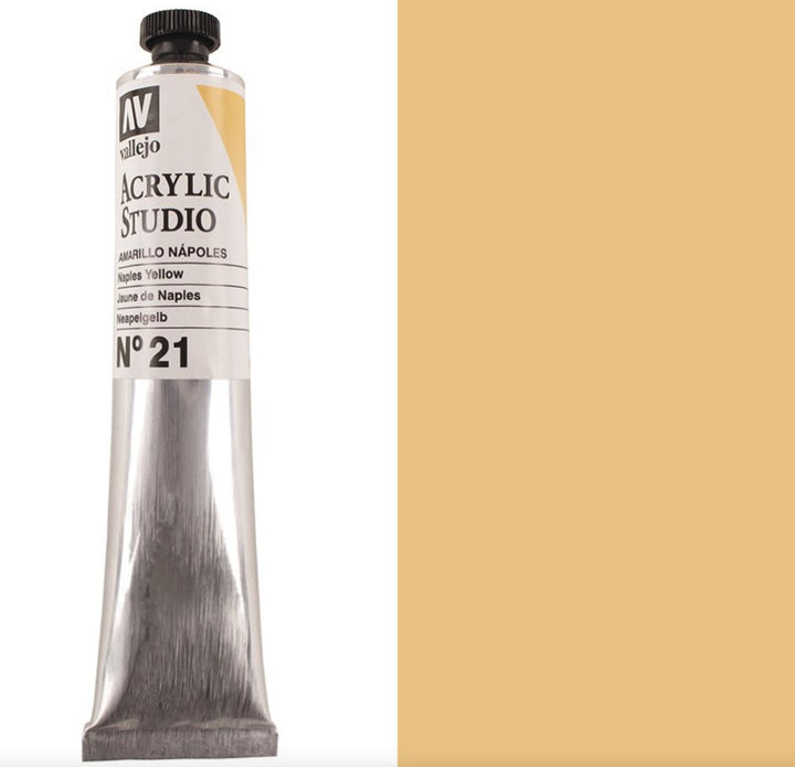 Vallejo Acrylic Studio Paint - 60ml Tubes