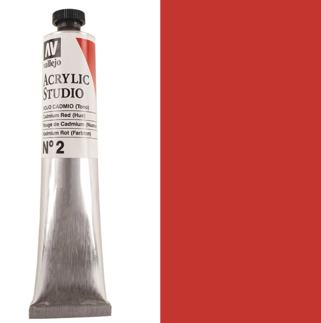 Vallejo Acrylic Studio Paint - 60ml Tubes