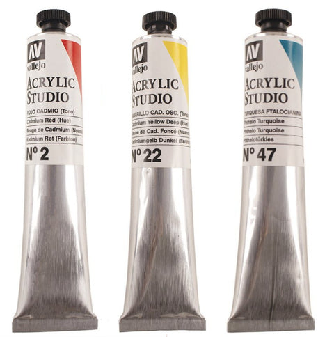 Vallejo Acrylic Studio, 60ml tubes