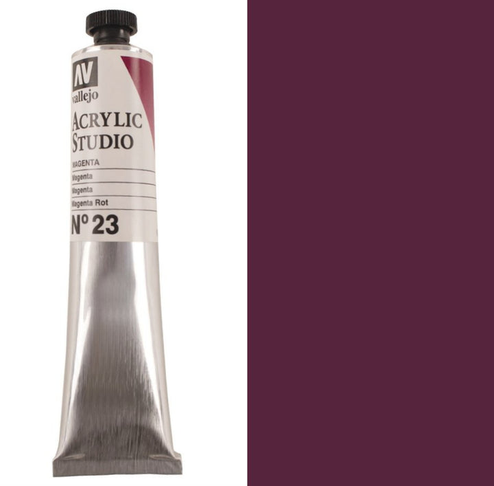 Vallejo Acrylic Studio Paint - 60ml Tubes