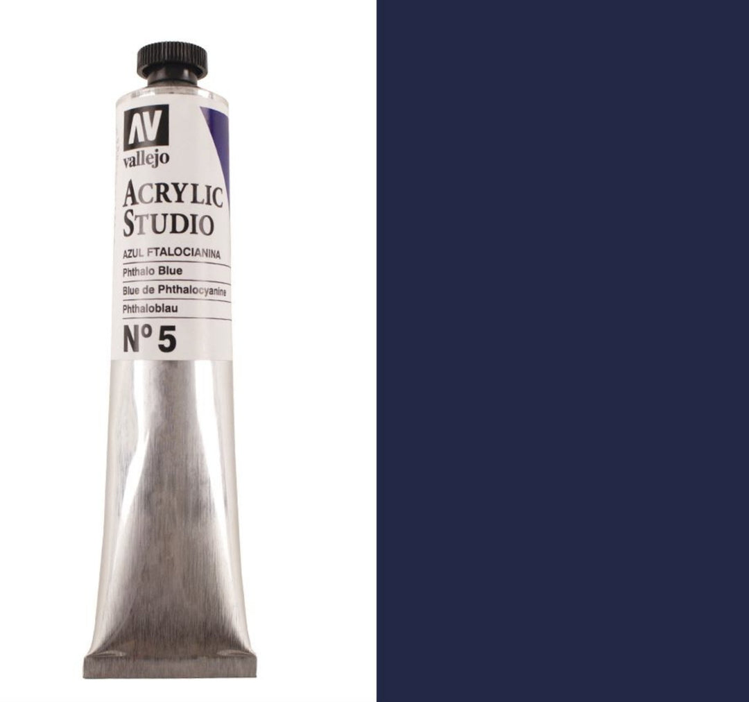 Vallejo Acrylic Studio Paint - 60ml Tubes