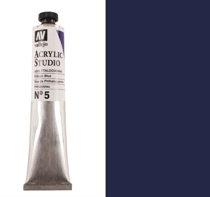 Vallejo Acrylic Studio Paint - 60ml Tubes