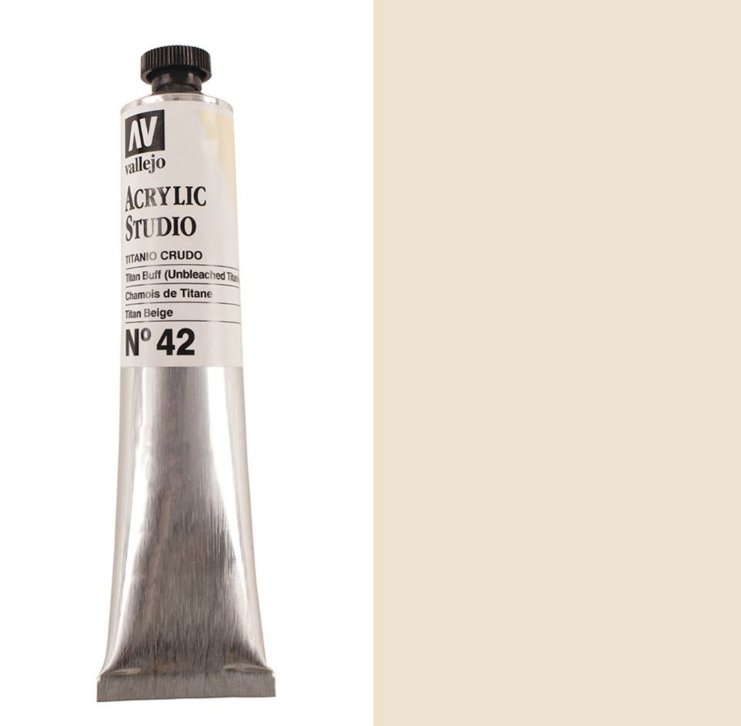 Vallejo Acrylic Studio Paint - 60ml Tubes