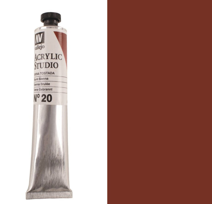 Vallejo Acrylic Studio Paint - 60ml Tubes
