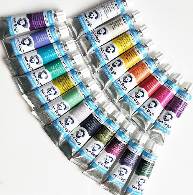 Van Gogh watercolours - 10ml tubes