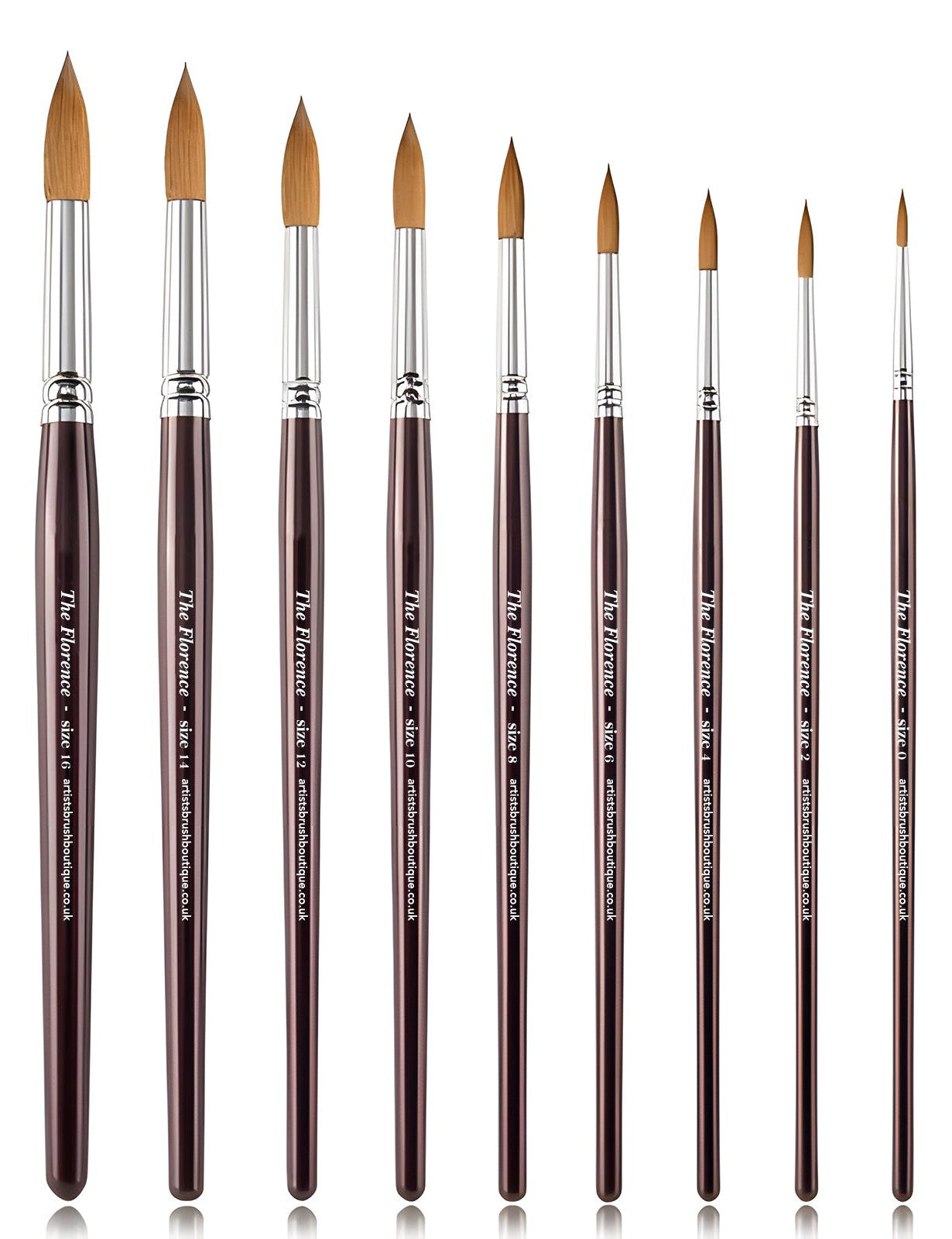 Sizes 16 and 14, brushes Big rounds
